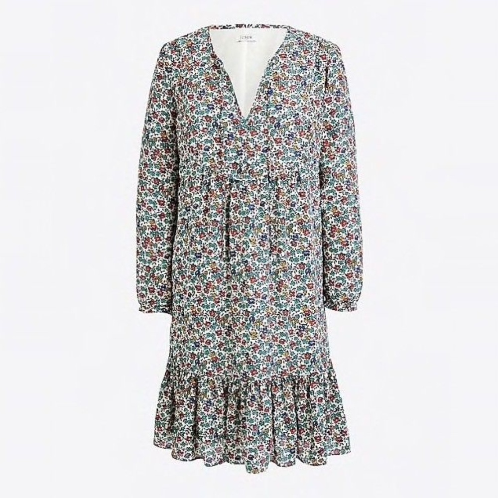J.Crew Relaxed printed dress, sz M